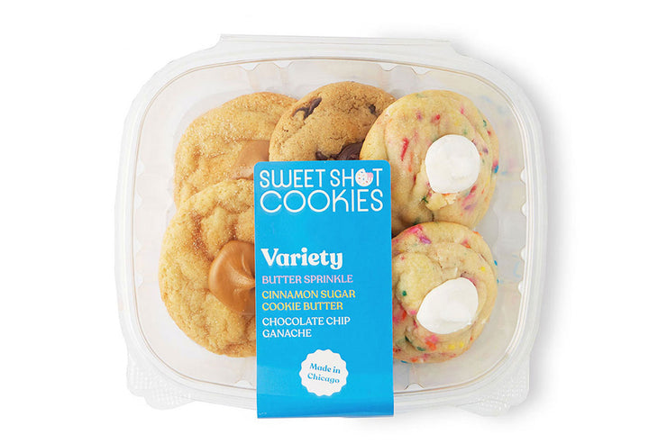 Sweet Shot Cookies Variety Pack (6 cookies)